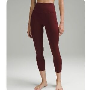 lululemon athletica High-Rise Burgundy Leggings